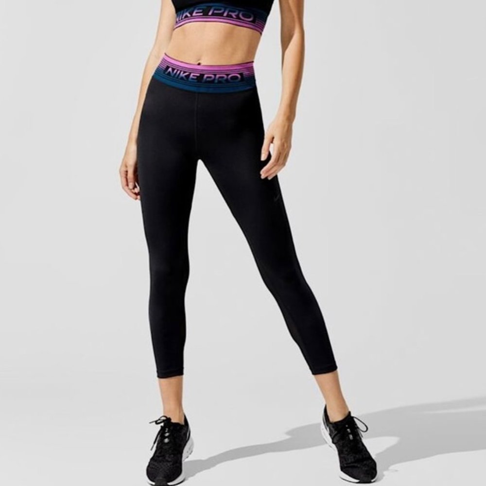 Nike Pro Velvet Band 7/8 Leggings Size S